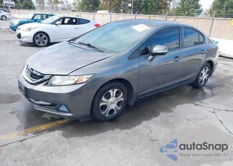 2013 Honda Civic Hybrid из США, поврежденный, VIN 19XFB4F28DE200769